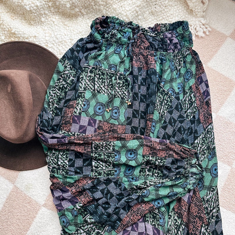 Free People Intimately Patterned Harem Pants Into The Wild Harem Balloon Pants